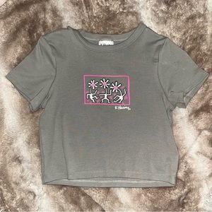 K. Harding x Cotton:On crop top